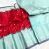 Authentic Pure Handloom Gadwal Silk Saree | Traditional Kanchi Border & Kuttu Work Rich Zari Saree for Weddings - Image 21