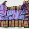 Authentic Pure Handloom Gadwal Silk Saree | Traditional Kanchi Border & Kuttu Work Rich Zari Saree for Weddings - Image 25