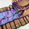 Authentic Pure Handloom Gadwal Silk Saree | Traditional Kanchi Border & Kuttu Work Rich Zari Saree for Weddings - Image 26
