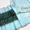 Authentic Pure Handloom Gadwal Silk Saree | Traditional Kanchi Border & Kuttu Work Rich Zari Saree for Weddings - Image 6