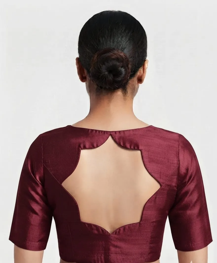 Bulk Buy Plain Raw Silk Designer Blouses | High-Demand Women Ethnic Wear Wholesale - Image 2