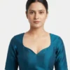 Bulk Buy Plain Raw Silk Designer Blouses | High-Demand Women Ethnic Wear Wholesale - Image 3