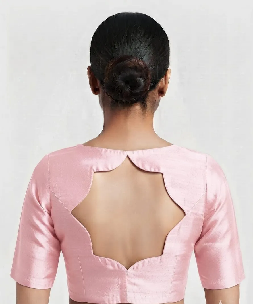 Bulk Buy Plain Raw Silk Designer Blouses | High-Demand Women Ethnic Wear Wholesale - Image 4