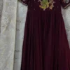 Designer Appliqué Kalamkari Silk Gown Collection | Wholesale Ethnic Wear Online - Image 11
