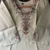 Designer Hand Embroidered Chanderi Silk Suit Set with Cotton Lining & Embroidered Dupatta - Image 7