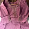 Designer Hand Embroidered Chanderi Silk Suit Set with Cotton Lining & Embroidered Dupatta - Image 9