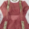 Designer Salsa Butti Kurti with Crush Lehenga Set | Lace Work Ethnic Kurti with 4.5M Flared Skirt - Image 8