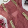 Designer Salsa Butti Kurti with Crush Lehenga Set | Lace Work Ethnic Kurti with 4.5M Flared Skirt - Image 9