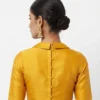 Designer Silk Peter Pan Collar Blouse | Trendy Boat Neck & Party Wear Blouse Designs - Image 2