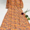 Digital Printed Heavy Cotton A-Line Kurti with Pocket (Length 44") - Image 3
