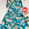 Digital Printed Heavy Cotton A-Line Kurti with Pocket (Length 44") - Image 5