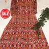 Digital Printed Heavy Cotton A-Line Kurti with Pocket (Length 44") - Image 8