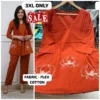 Diwali Special Designer Embroidered Cotton Co-Ord Set – Kurti with Pant (M to 3XL) - Image 21
