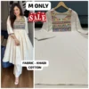 Diwali Special Designer Embroidered Cotton Co-Ord Set – Kurti with Pant (M to 3XL) - Image 22