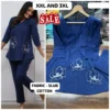 Diwali Special Designer Embroidered Cotton Co-Ord Set – Kurti with Pant (M to 3XL) - Image 8