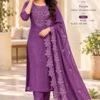 Embroidered Burberry Crush Kurta Set with Cutwork Dupatta | Festive 3-Piece Straight Suit Set - Image 5