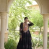 Embroidered Denim Kurti with Semi Palazzo Pant Set with Pocket | Women's Soft Denim Co-ord Set (Sizes 40–46) - Image 11