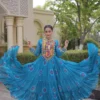 Embroidered Denim Kurti with Semi Palazzo Pant Set with Pocket | Women's Soft Denim Co-ord Set (Sizes 40–46) - Image 6