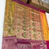 Exclusive Olive Green Handloom Bridal Silk Saree with Paithani Peacock Pallu & Broad Kaddi Border | Silk Mark Certified - Image 2