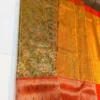 Exclusive Olive Green Handloom Bridal Silk Saree with Paithani Peacock Pallu & Broad Kaddi Border | Silk Mark Certified - Image 3