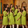 Festive Cotton Floral Print A-Line Kurti for Women – Matching Group & Twinning Ethnic Wear (Sizes M to 3XL) - Image 2