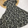 Floral Printed Pure Cotton Flared Midi Dress - Image 16