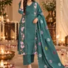 Hand Embroidered Mul Chanderi Silk Kurta Pant Set with Scallop Cutwork Dupatta | Festive 3-Piece Suit