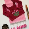 Handloom Khadi Cotton Saree with Readymade DTF Printed Stretchable Blouse – Tassel Pallu Saree Set (XL & XXL) - Image 21