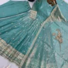 Heavy Sequence Work Fendy Silk Anarkali Gown Set - Image 3