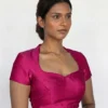 High-Quality Silk Blend Sleeveless Sweetheart Neck Blouse for Women - Multiple Colors - Image 6