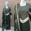 Jaipuri Bandhani Print Dabu Cotton Kurti with Palazzo & Dupatta Set | Mirror & Sequence Work Suit (Sizes M–5XL) - Image 9