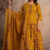 Jaipuri Cotton Block Print Gopi Dress Set with Handwork Kurti & 3-Meter Flared Skirt - Image 13