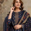 Jaipuri Cotton Block Print Gopi Dress Set with Handwork Kurti & 3-Meter Flared Skirt - Image 5