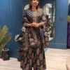 Jaipuri Print Pure Cotton Kurti with Skirt & Dupatta Set for Women | 60s Cotton Hand Work Ethnic Gopi Dress Set - Image 11
