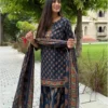 Jaipuri Print Pure Cotton Kurti with Skirt & Dupatta Set for Women | 60s Cotton Hand Work Ethnic Gopi Dress Set - Image 12