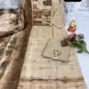 Jamdani Silk Digital Print Kurti Pant Set with Scenery Dupatta | Designer 3-Piece Ethnic Suit Set (M–3XL) - Image 10