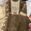 Jamdani Silk Digital Print Kurti Pant Set with Scenery Dupatta | Designer 3-Piece Ethnic Suit Set (M–3XL) - Image 12