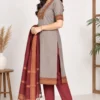Kanchi Cotton Zari Work Kurta Pant Set with Tassel Dupatta - Image 6