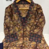 Kutch Hand Block Print Cotton Kurti Palazzo Set with Mirror Work (2-Piece) - Image 4
