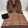 Kutch Hand Block Print Cotton Kurti Palazzo Set with Mirror Work (2-Piece) - Image 8