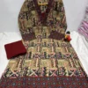 Kutch Hand Block Print Cotton Kurti Palazzo Set with Mirror Work (2-Piece) - Image 9