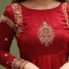 Latest Maroon Red Anarkali Dress with Dupatta – Buy Designer Ethnic Wear Online