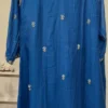 Mul Chanderi Embroidered Kurta Set with Dupatta | Festive V-Neck Suit - Image 3