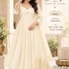 Mul Chanderi Hand Embroidered Anarkali Kurta Set with Chanderi Jacquard Dupatta – 3-Piece Festive Ethnic Suit - Image 6