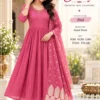 Mul Chanderi Hand Embroidered Anarkali Kurta Set with Chanderi Jacquard Dupatta – 3-Piece Festive Ethnic Suit - Image 8