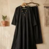 Mul Cotton V-Neck Pleated Kurti with Pants Set | Hand Mirror Work Co-ord Suit (Sizes M to 6XL)