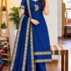 Murugan Vel Embroidered Chettinad Cotton Kurti Set with Dupatta | Festive Ethnic Suit for Women - Image 13