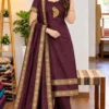 Murugan Vel Embroidered Chettinad Cotton Kurti Set with Dupatta | Festive Ethnic Suit for Women - Image 15