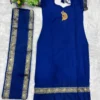 Murugan Vel Embroidered Chettinad Cotton Kurti Set with Dupatta | Festive Ethnic Suit for Women - Image 3