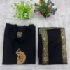 Murugan Vel Embroidered Chettinad Cotton Kurti Set with Dupatta | Festive Ethnic Suit for Women - Image 6